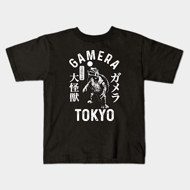 GAMERA TOKYO - Extra text 2.0 Kids T-Shirt by KERZILLA